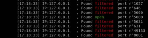 Portscan - ending