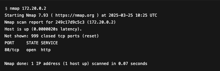 Exemple d’utilisation de Nmap