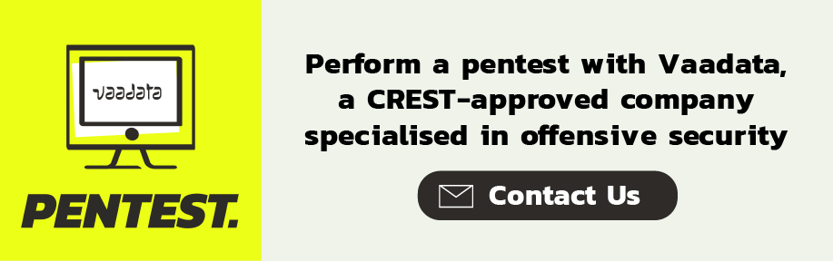Perform a penetration test with Vaadata
