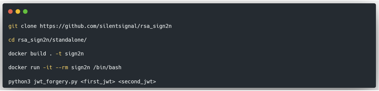 installing and using rsa_sign2n